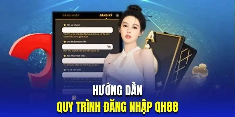Đảm bảo bạn đã đăng ký tài khoản QH88 trước khi thực hiện đăng nhập